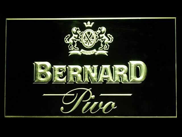 Bernard Pivo Czech Logo Beer Pub Store Neon Light Sign